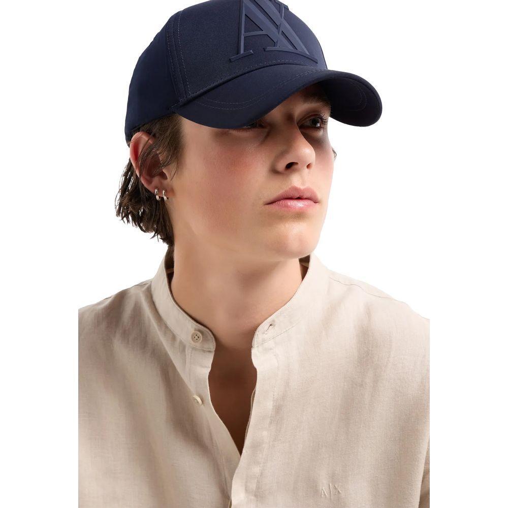 Armani Exchange Armani Exchange Blue Polyester Hats & Cap AR-2788900010-UNI 1728,71956299936,Accessories,Armani Exchange,Blue,Hats & Caps - Men - Accessories,Men,Men - Accessories,New with tags,UNI