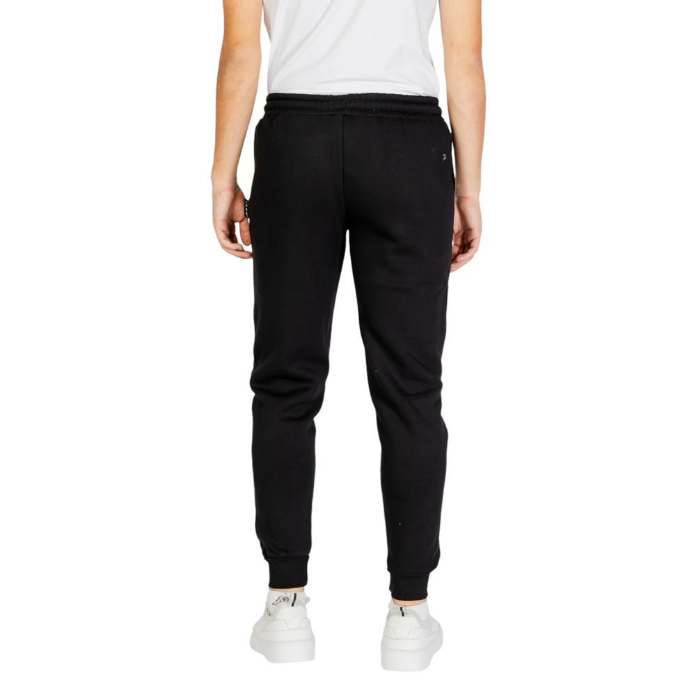 Icon Black Cotton Joggers Workout Pant