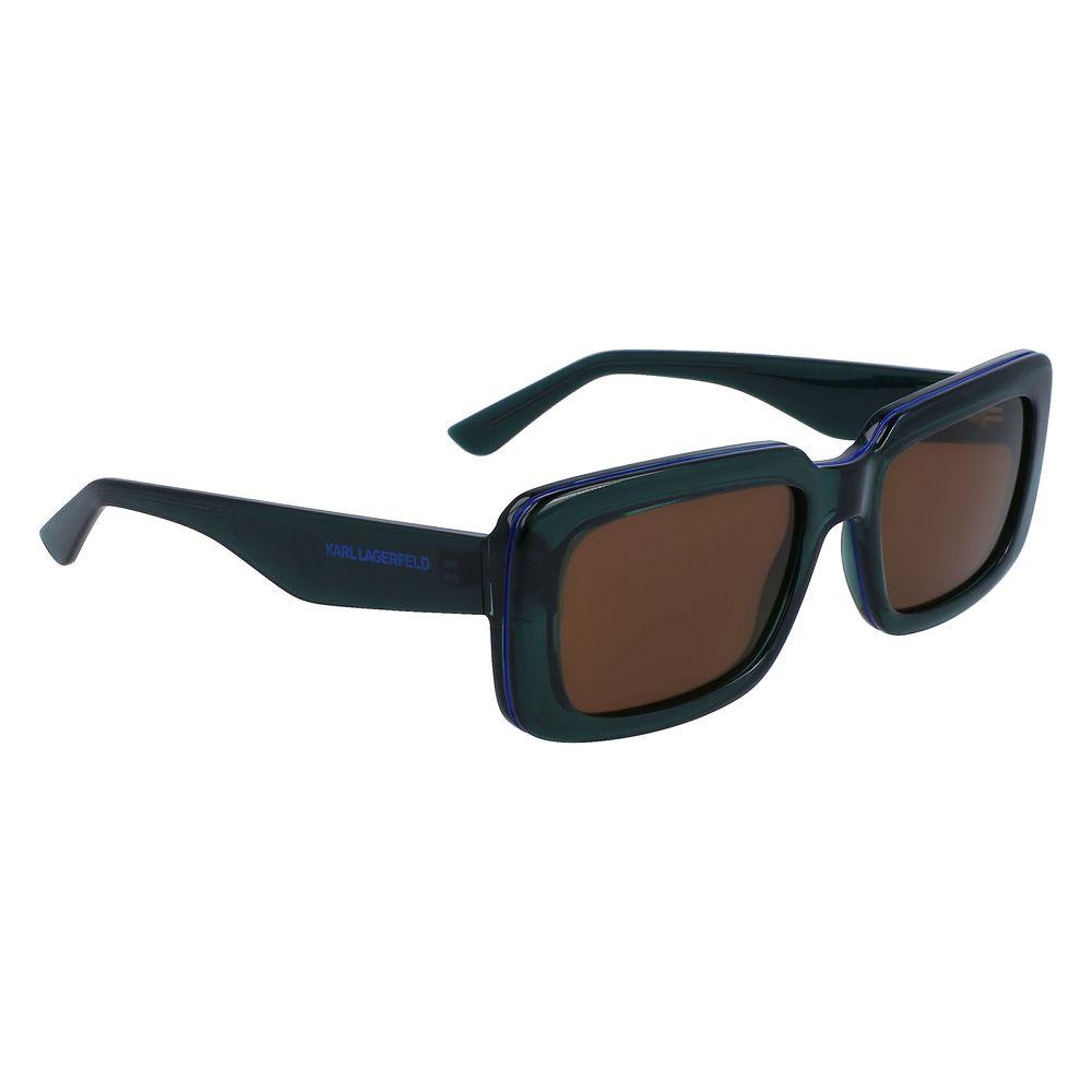 Karl Lagerfeld Green Injected Sunglasses Karl Lagerfeld Dark Slate Gray