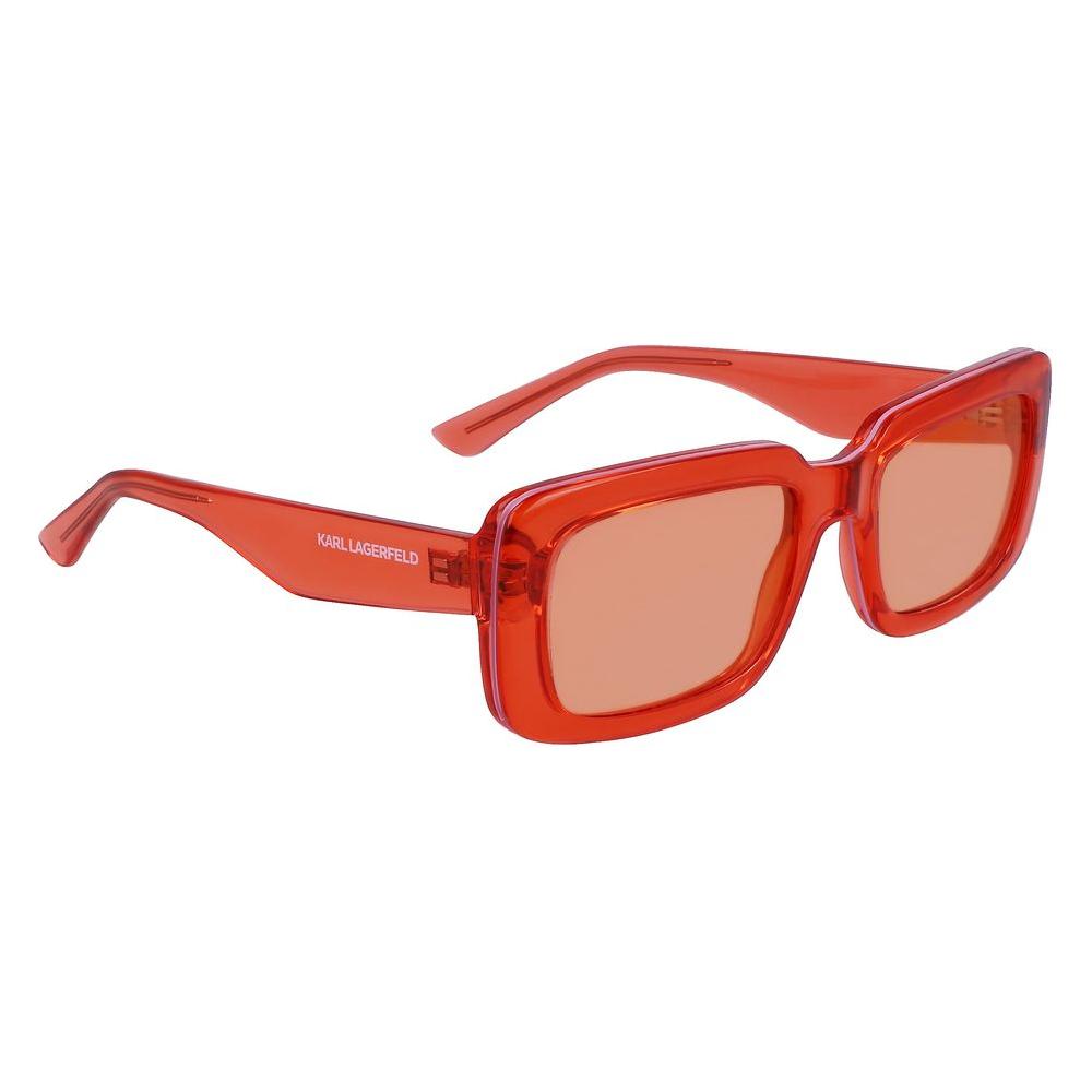 Karl Lagerfeld Orange Injected Sunglasses Karl Lagerfeld Sienna