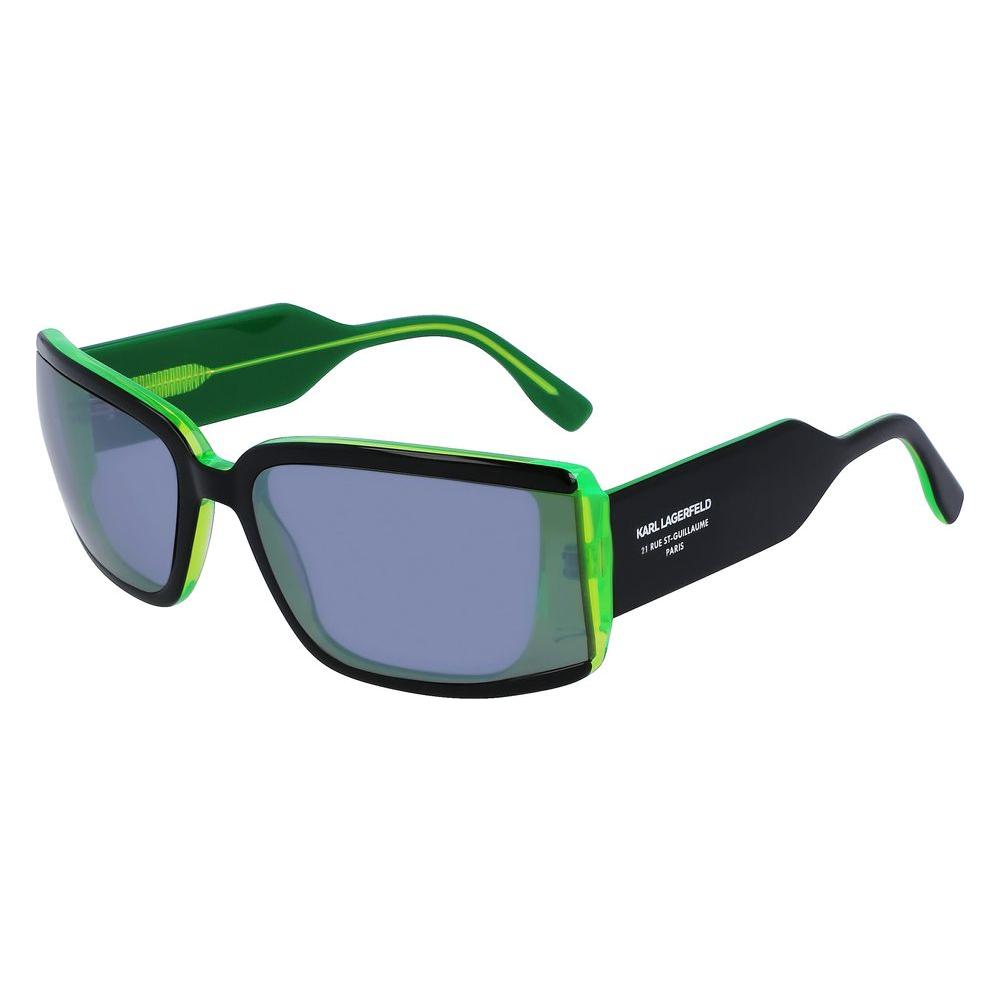 Karl Lagerfeld Black Acetate Sunglasses Karl Lagerfeld Slate Gray
