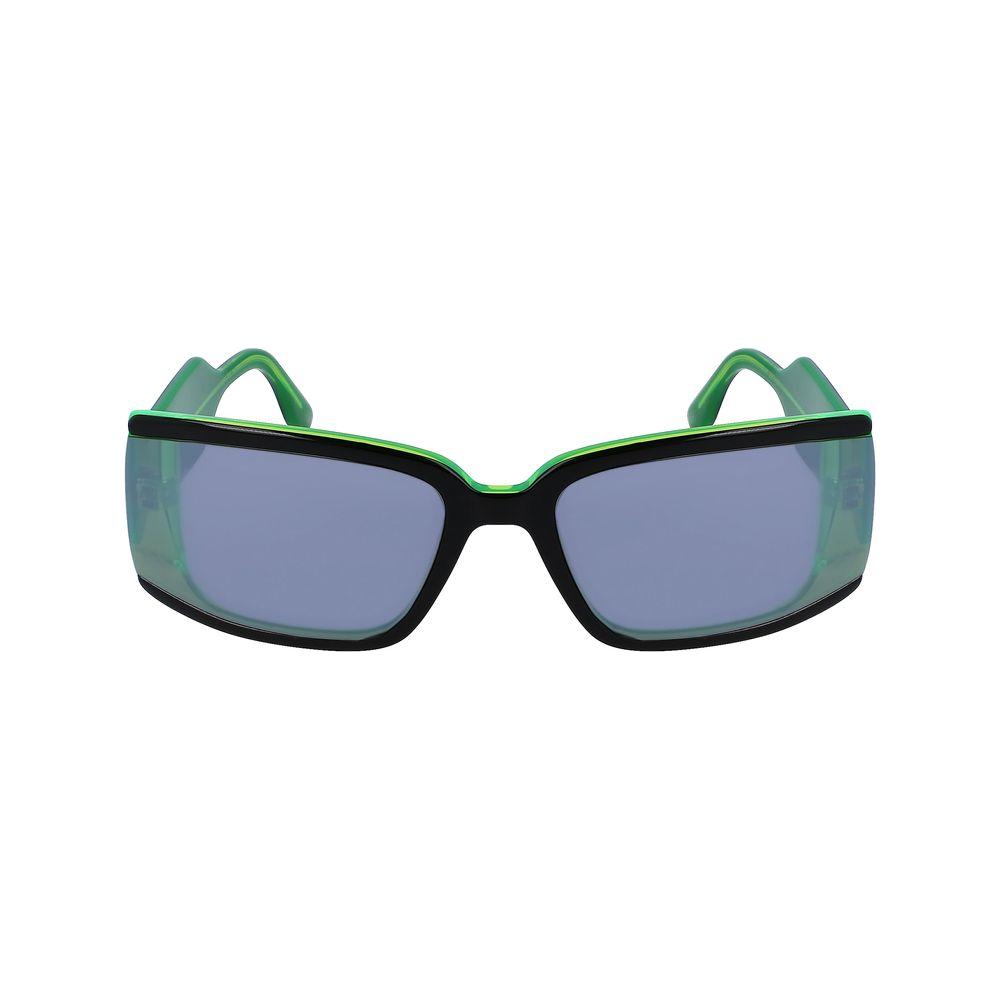Karl Lagerfeld Black Acetate Sunglasses Karl Lagerfeld Light Slate Gray