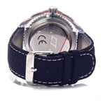 Chronotech Black Leather Watch CHCC6280L07AC