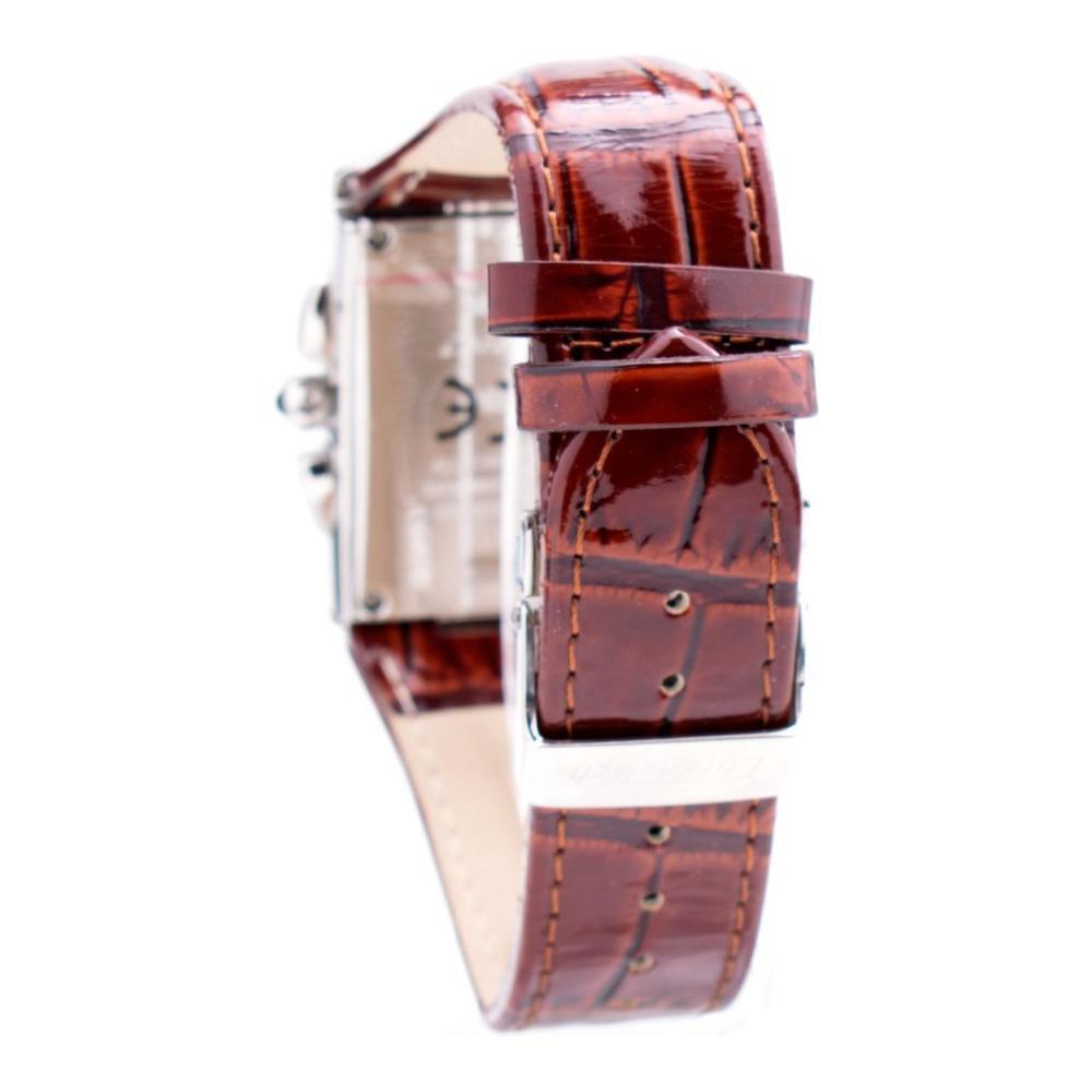 Chronotech Brown Leather Dress Watch