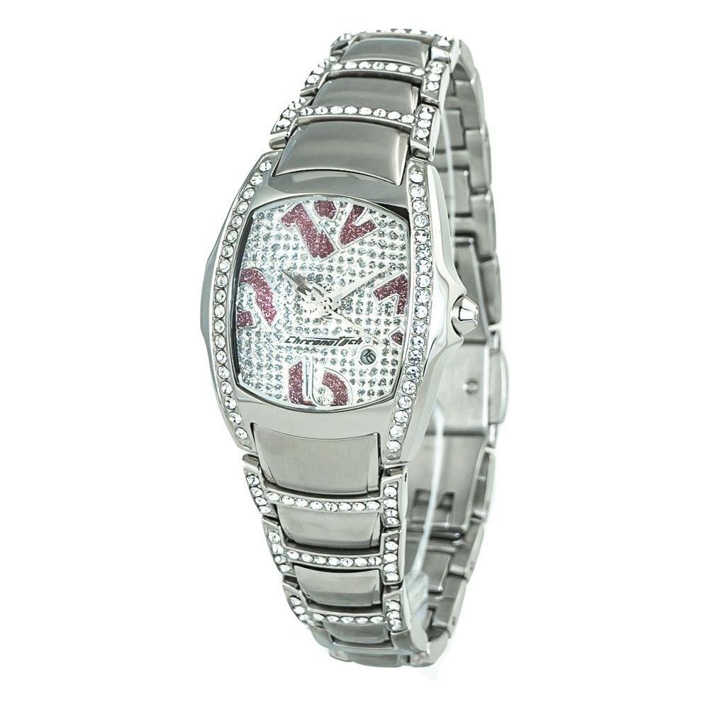 Chronotech Silver Stainless Steel Watch
