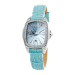 Chronotech Blue Leather Watch