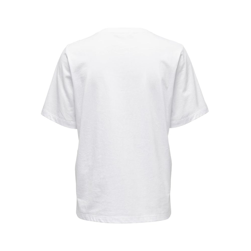 Only White Cotton Tops & T-Shirt Only Lavender