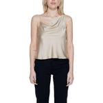 Only Only Gold Polyester Tops & T-Shirt ON-14219000155-IT42|M 1728,71956299936,Clothing,Gold,IT42|M,New with tags,Only,Tops & T-Shirts - Women - Clothing,Women,Women - Clothing