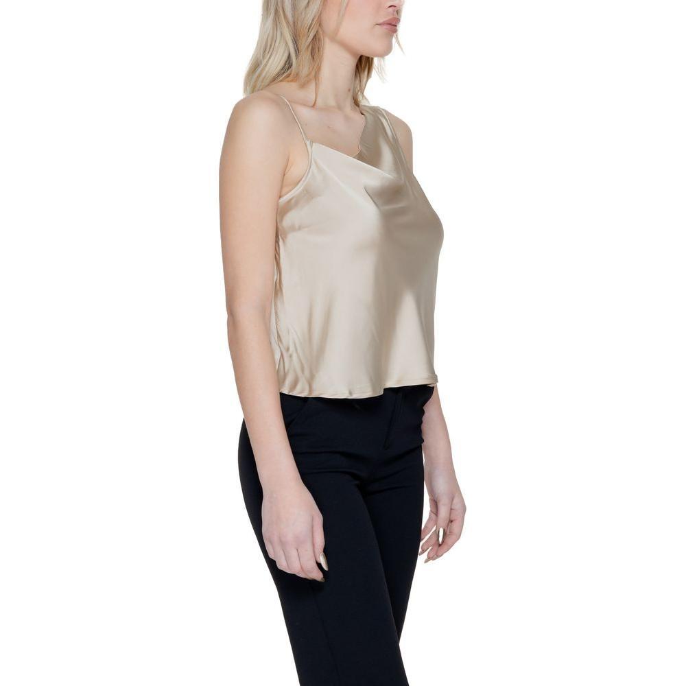 Only Only Gold Polyester Tops & T-Shirt ON-14219000155-IT42|M 1728,71956299936,Clothing,Gold,IT42|M,New with tags,Only,Tops & T-Shirts - Women - Clothing,Women,Women - Clothing