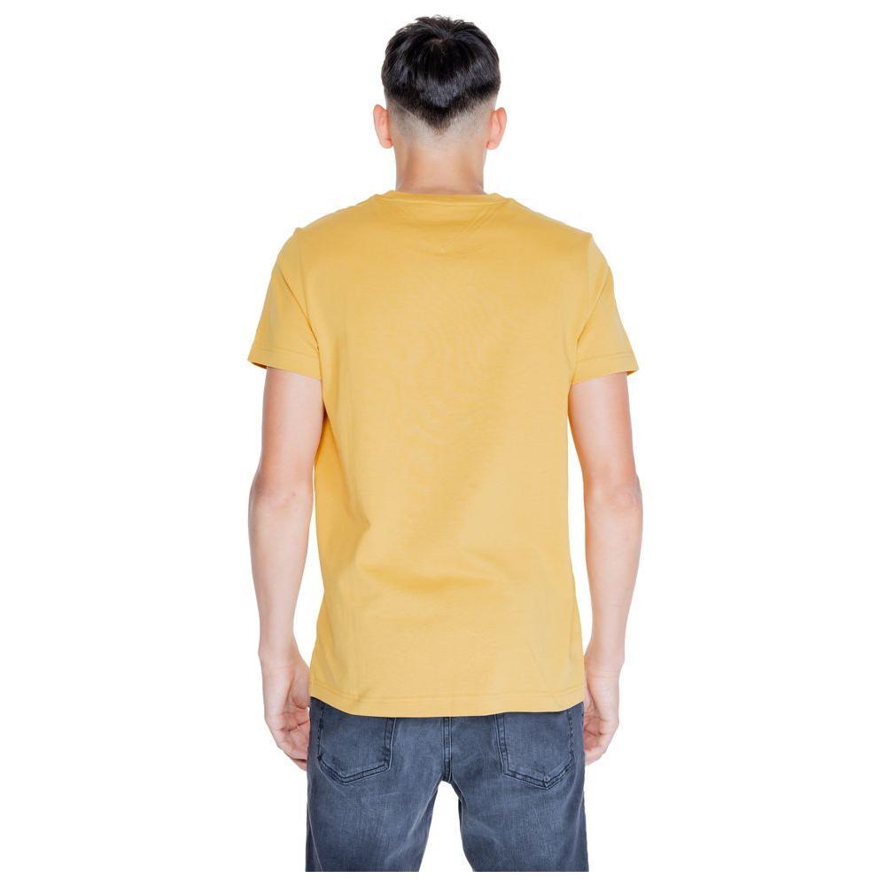 Tommy Hilfiger Tommy Hilfiger Yellow Cotton T-Shirt TO-14571600135-IT48 | L 1728,71956299936,Clothing,IT48 | L,Men,Men - Clothing,New with tags,T-Shirts - Men - Clothing,Tommy Hilfiger,Yellow
