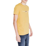 Tommy Hilfiger Tommy Hilfiger Yellow Cotton T-Shirt TO-14571600135-IT48 | L 1728,71956299936,Clothing,IT48 | L,Men,Men - Clothing,New with tags,T-Shirts - Men - Clothing,Tommy Hilfiger,Yellow