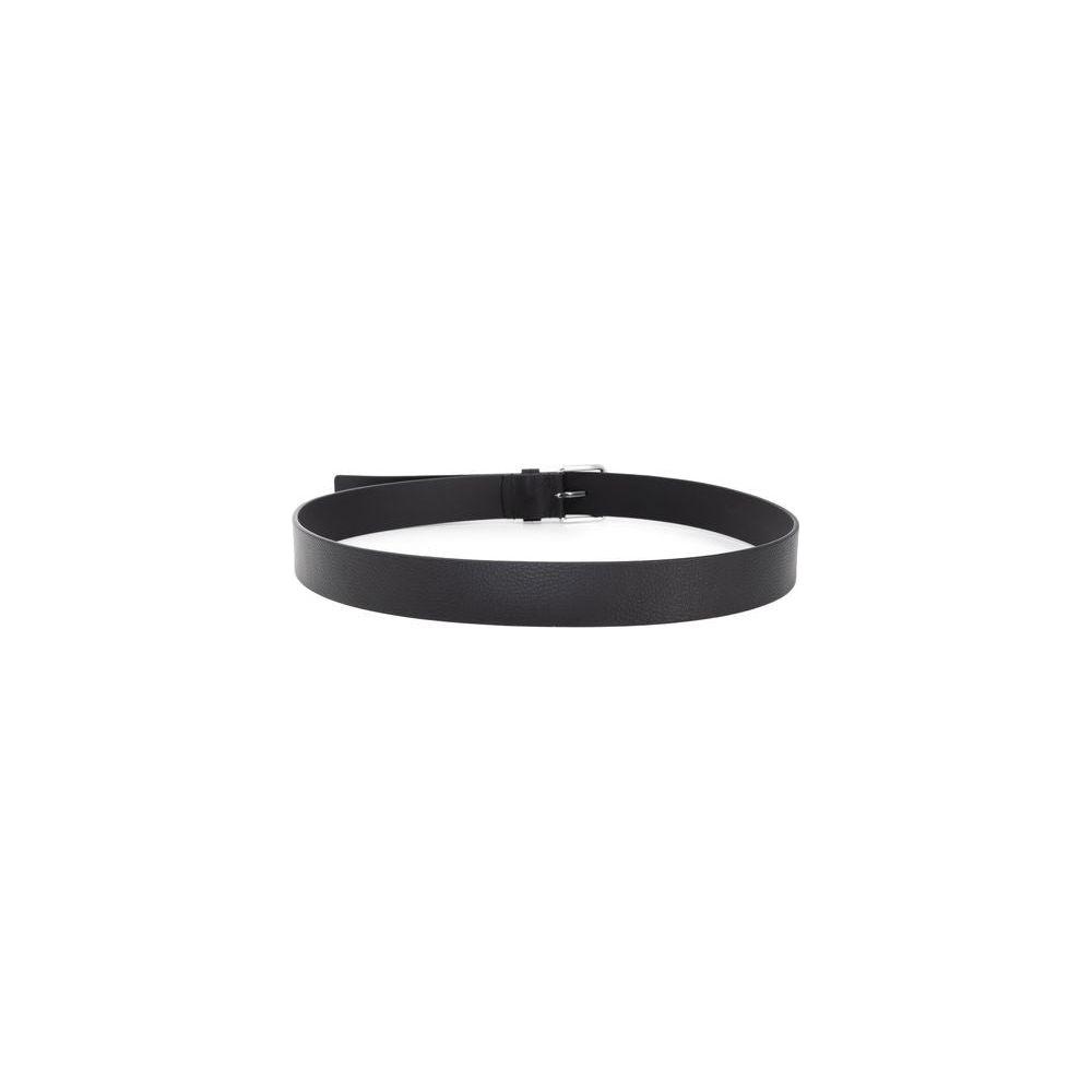 Calvin Klein Black Leather Belt Calvin Klein Dark Slate Gray