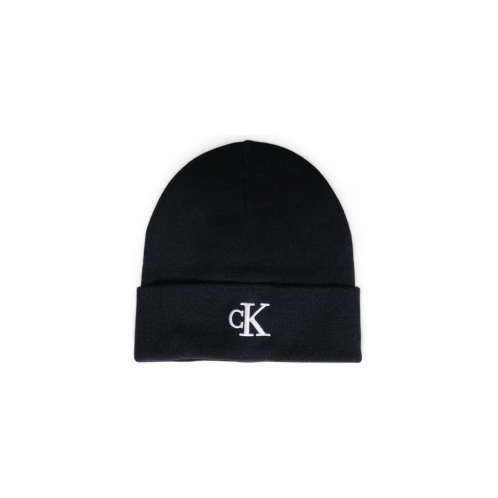 Calvin Klein Black Recycled Polyester Hats & Cap Calvin Klein Black