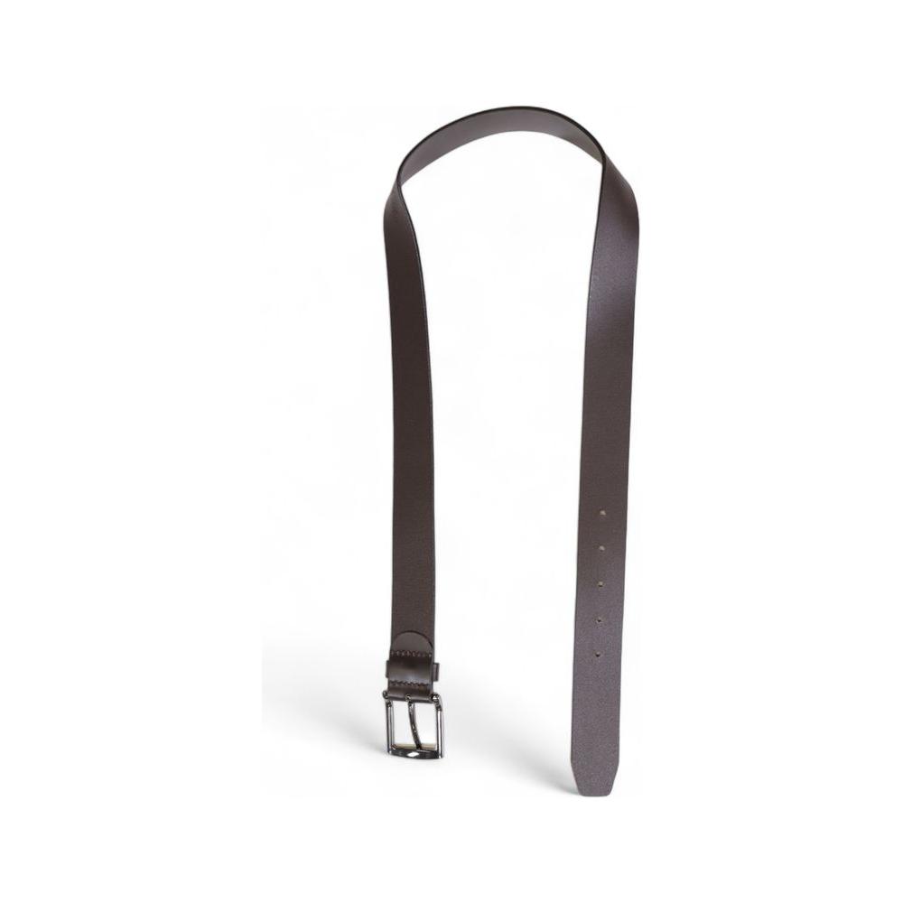 Tommy Hilfiger Brown Leather Belt Tommy Hilfiger White Smoke