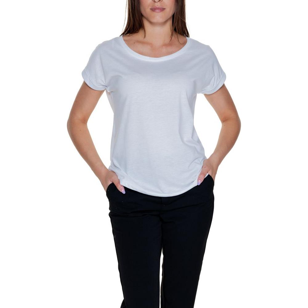 Vila Clothes White Cotton Tops & T-Shirt Vila Clothes Black