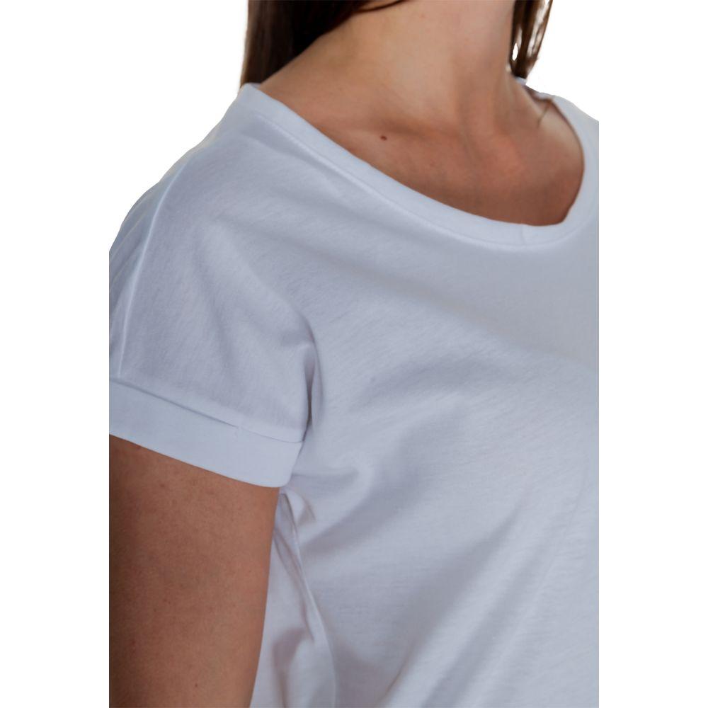 Vila Clothes White Cotton Tops & T-Shirt Vila Clothes Dark Gray