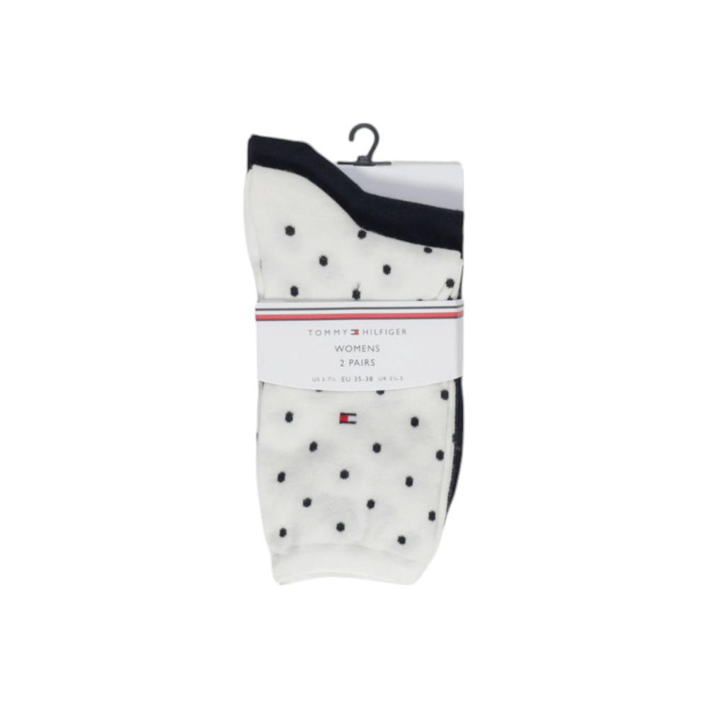 Tommy Hilfiger White Cotton Tights & Sock Tommy Hilfiger Light Gray