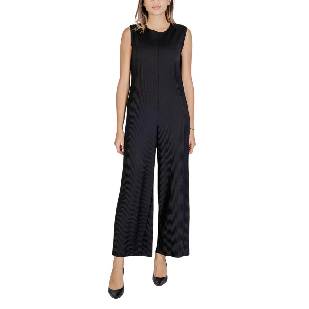Sandro Ferrone Black Polyester Rompers
