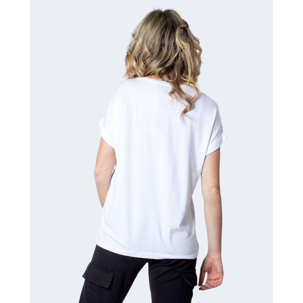 Only White Polyester Tops & T-Shirt Only Lavender