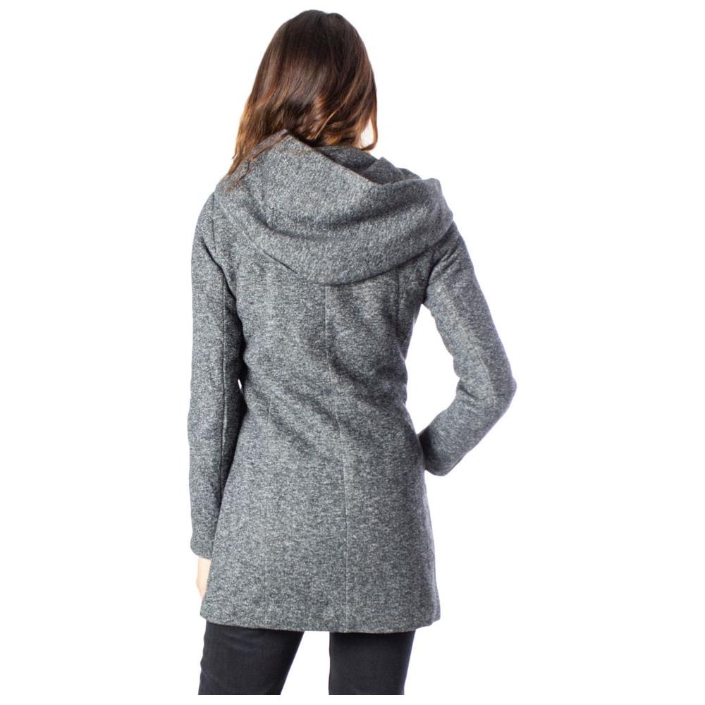 Only Gray Polyester Jackets & Coat Only Slate Gray