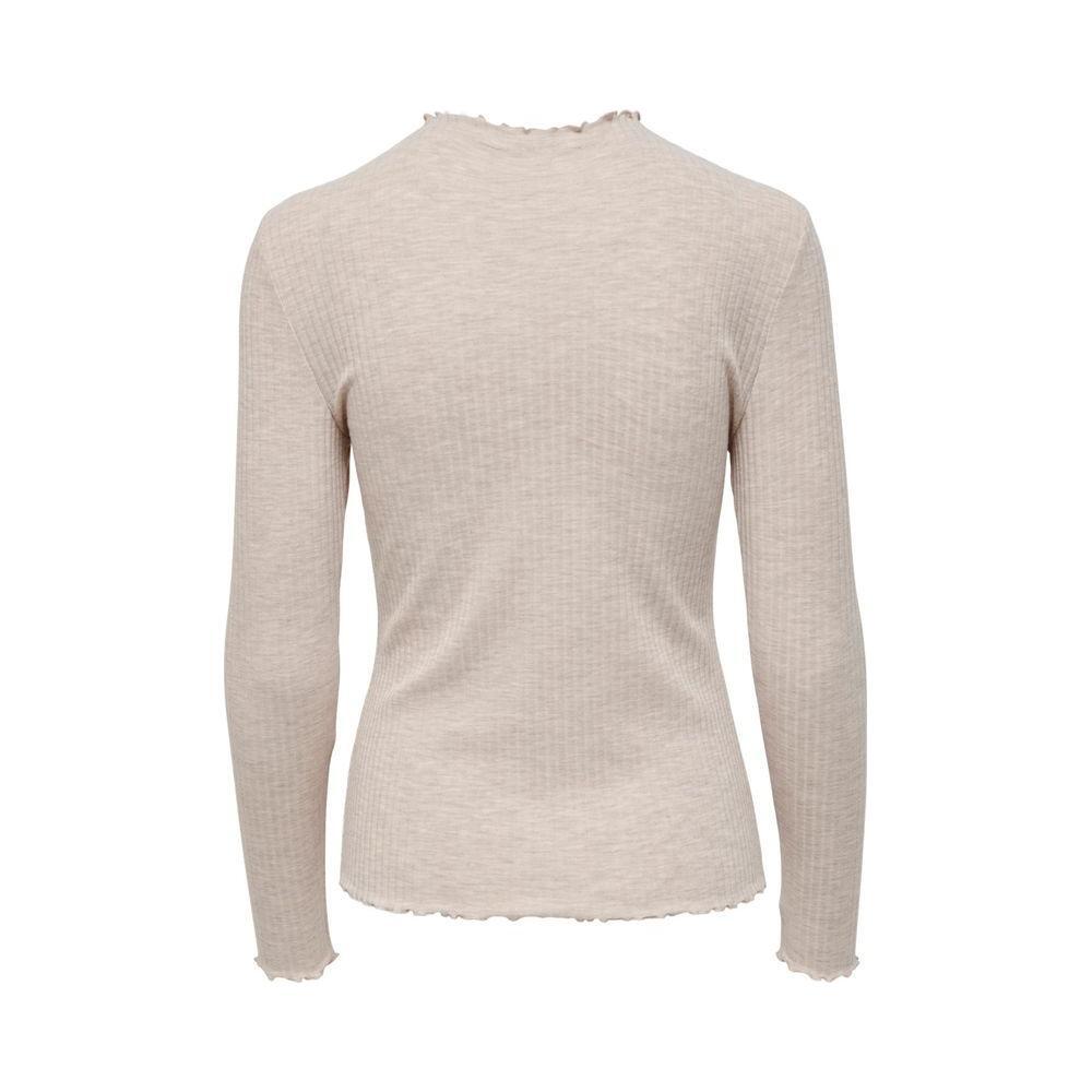 Only Beige Polyester Turtleneck ON-3669300127-XL