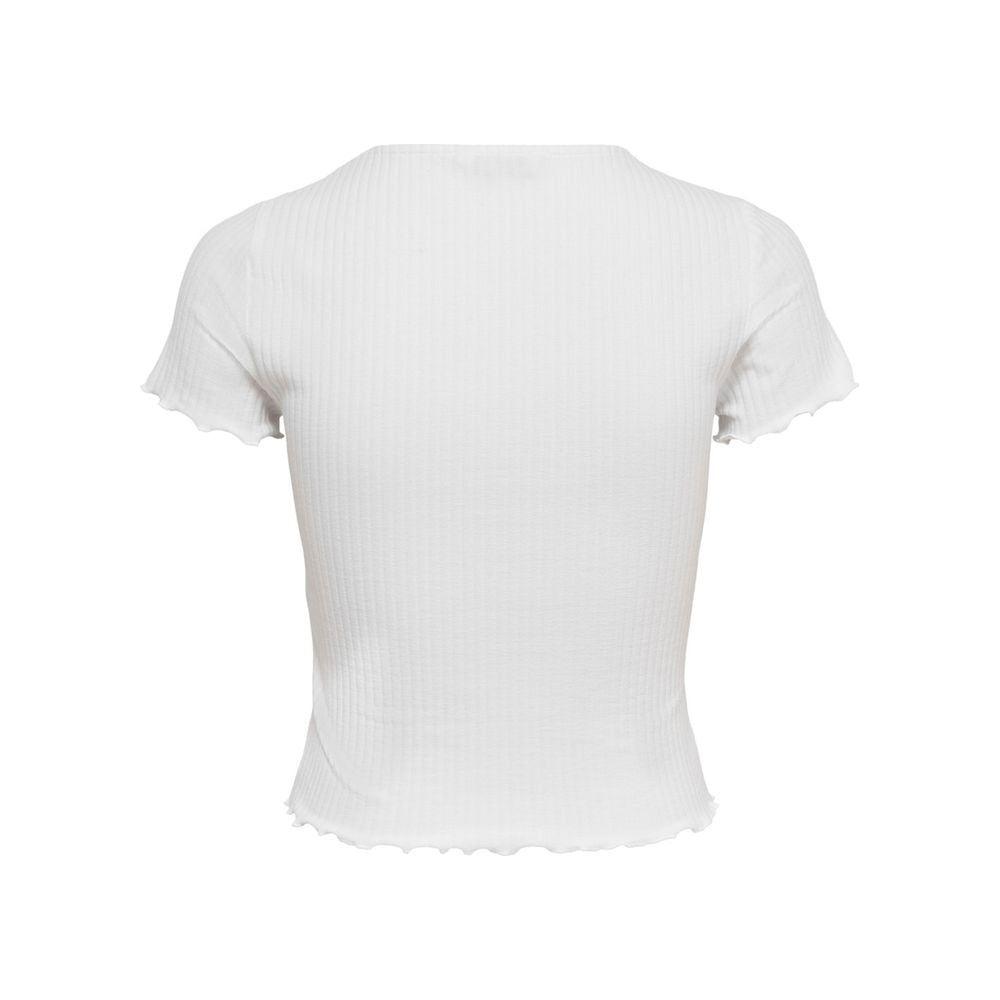Only White Polyester Tops & T-Shirt Only Lavender