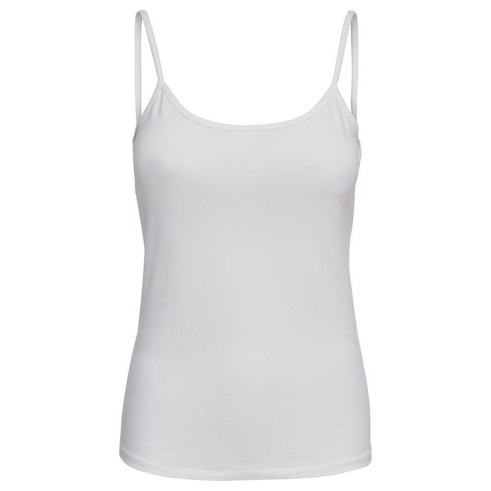 Only White Cotton Tops & T-Shirt Only Light Gray