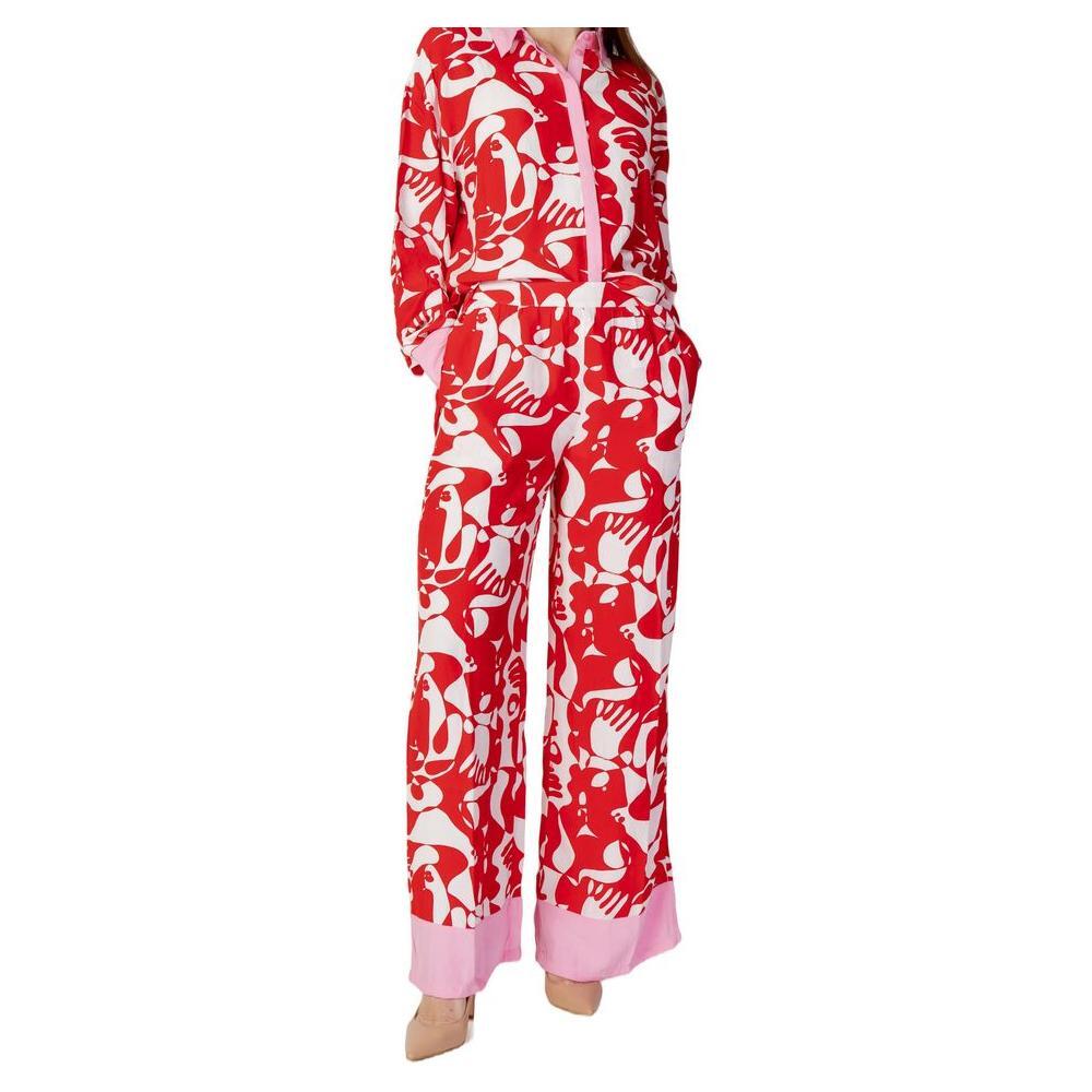 Vila Clothes Vila Clothes Red Viscose Jeans & Pant VI-10436900146-IT38|XS 1728,71956299936,Clothing,IT36|XXS,IT38|XS,Jeans & Pants - Women - Clothing,New with tags,Red,Vila Clothes,Women,Women - Clothing