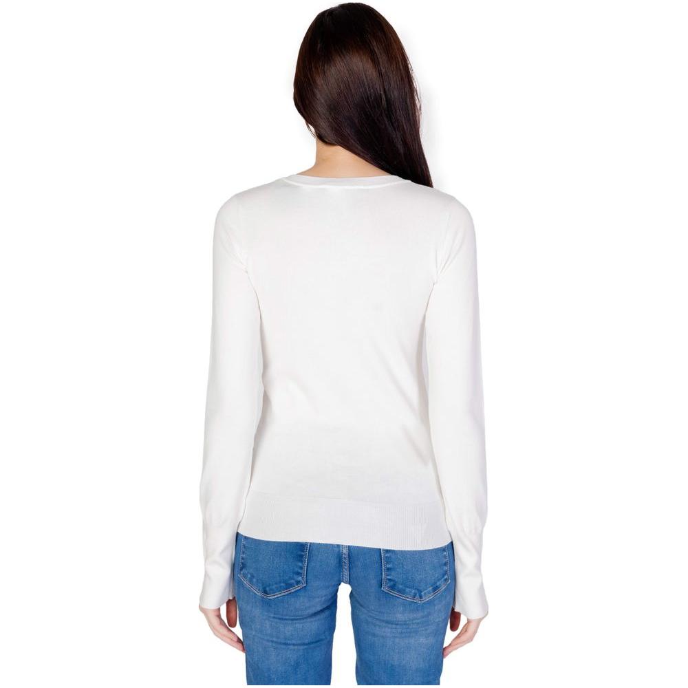 Guess White Cotton Tops & T-Shirt Guess Dark Slate Gray