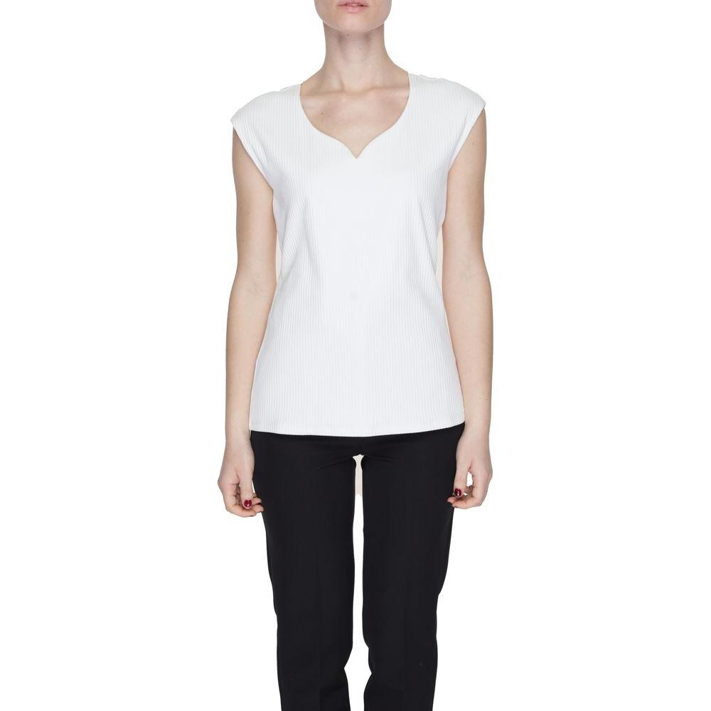 Street One White Cotton Tops & T-Shirt Street One Black