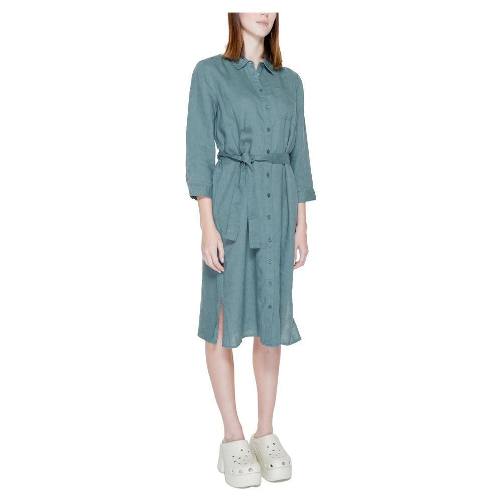 Street One Street One Green Linen Dress ST-14212700148-IT44|L 1728,46,71956299936,Clothing,Dresses - Women - Clothing,Green,IT40|S,IT44|L,New with tags,Street One,Women,Women - Clothing