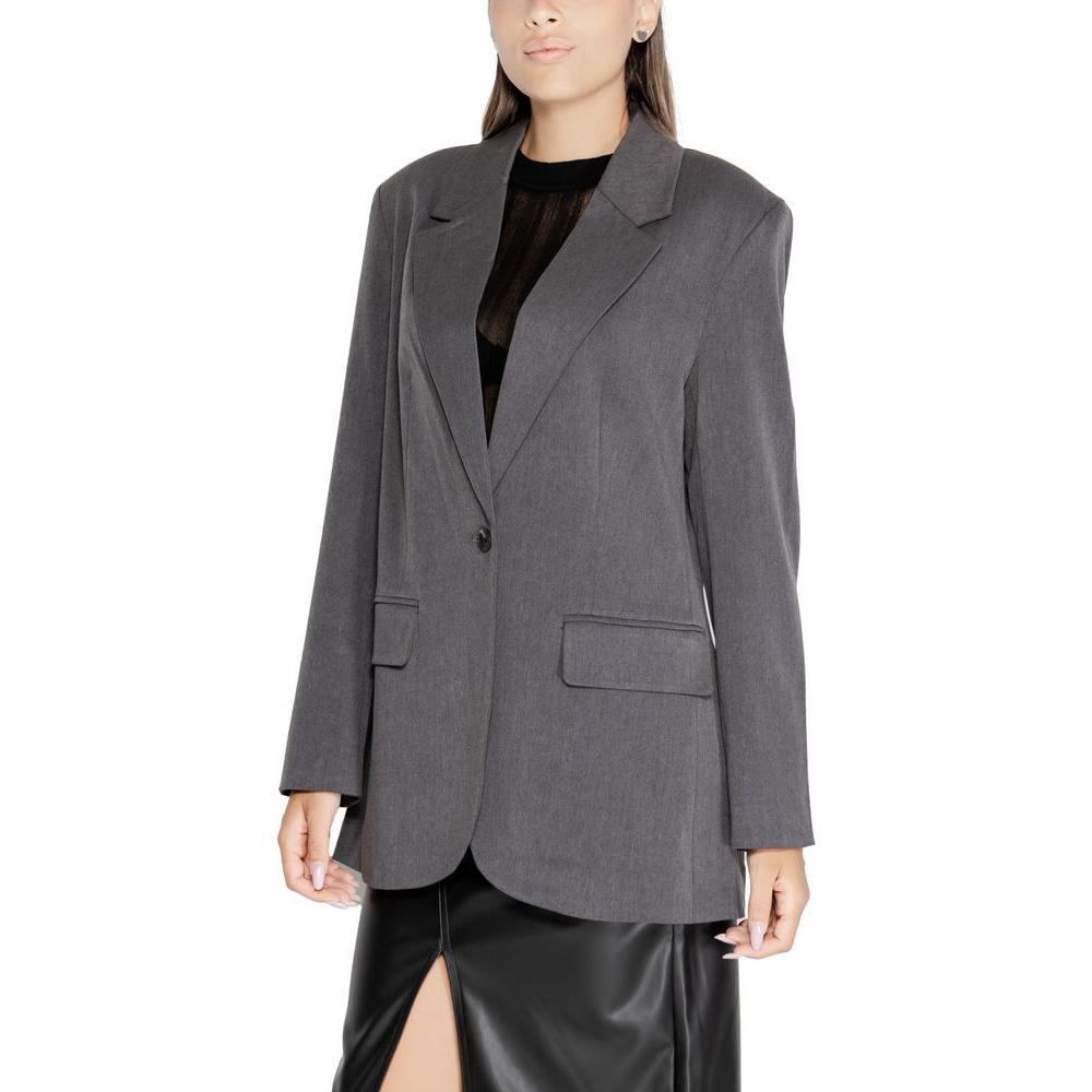 Only Gray Recycled Polyester Suits & Blazer Only Dim Gray