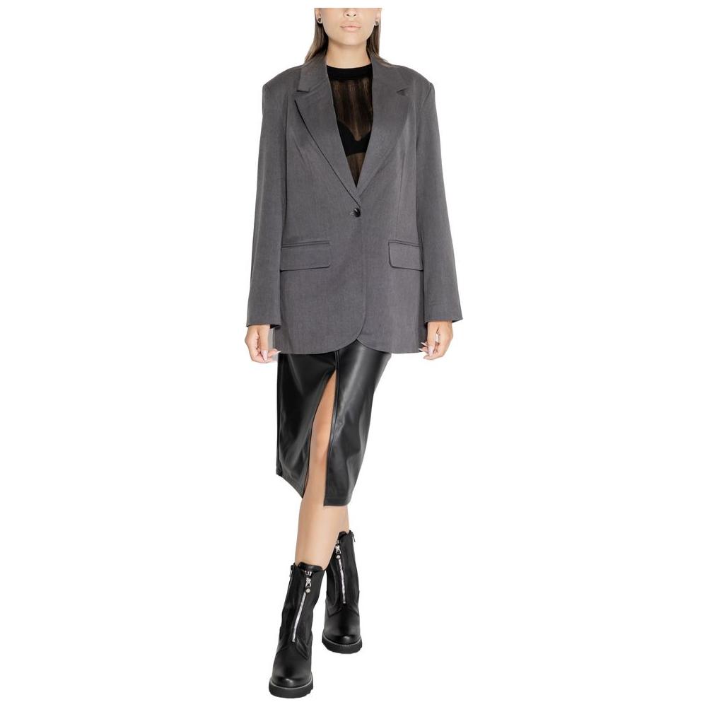 Only Gray Recycled Polyester Suits & Blazer Only Dim Gray