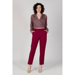 Vila Clothes Vila Clothes Bordeaux Polyester Jeans & Pant VI-12005800129-34 | XXS 1728,34 | XXS,71956299936,Bordeaux,Clothing,Jeans & Pants - Women - Clothing,New with tags,Vila Clothes,Women,Women - Clothing
