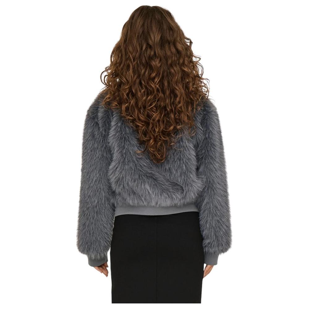 Only Gray Polyester Jackets & Coat Only Dark Slate Gray