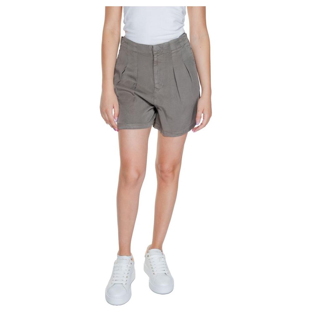Vero Moda Gray Lyocell Short Vero Moda Rosy Brown