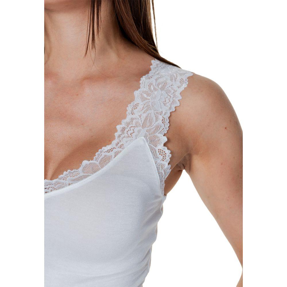 Vero Moda White Viscose Tops & T-Shirt Vero Moda Rosy Brown