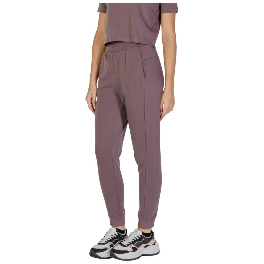 Calvin Klein Sport Purple Recycled Polyester Jeans & Pant Calvin Klein Sport Dim Gray
