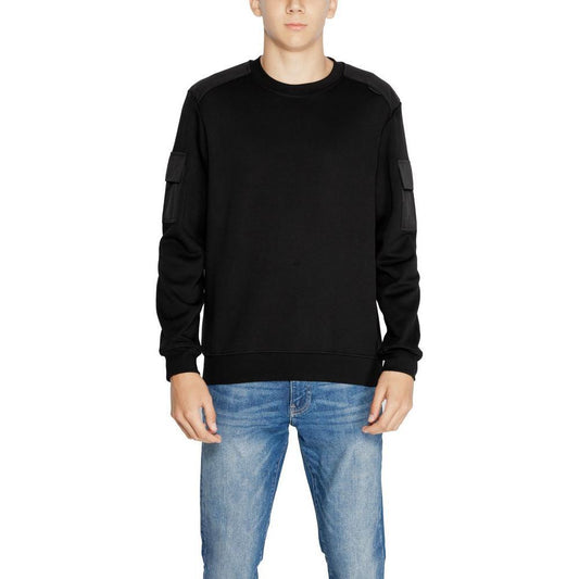 Antony Morato Black Cotton Sweatshirt