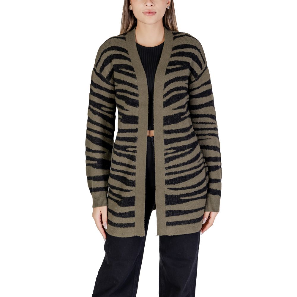 Jacqueline De Yong Green Nylon Cardigan Jacqueline De Yong Dark Slate Gray