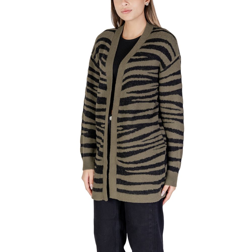 Jacqueline De Yong Green Nylon Cardigan Jacqueline De Yong Dark Slate Gray