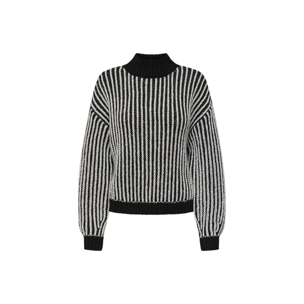 Jacqueline De Yong Black Polyester Sweater Jacqueline De Yong Gray