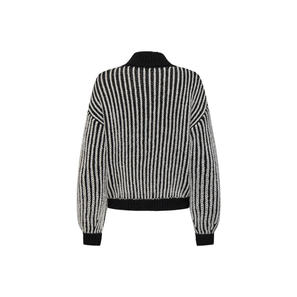 Jacqueline De Yong Black Polyester Sweater Jacqueline De Yong Dark Slate Gray