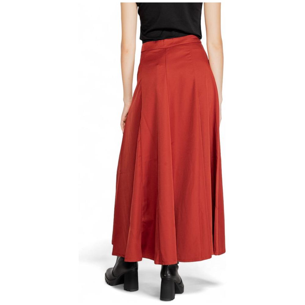 Vero Moda Vero Moda Red Polyester Skirt VE-14881300141-IT38|XS 1728,34 | XXS,71956299936,Clothing,IT36|XXS,IT38|XS,IT40|S,IT42|M,New with tags,Red,Skirts - Women - Clothing,Vero Moda,Women,Women - Clothing
