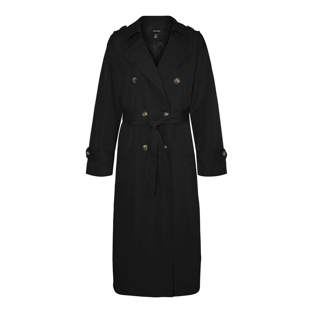 Vero Moda Black Polyester Jackets & Coat Vero Moda Black