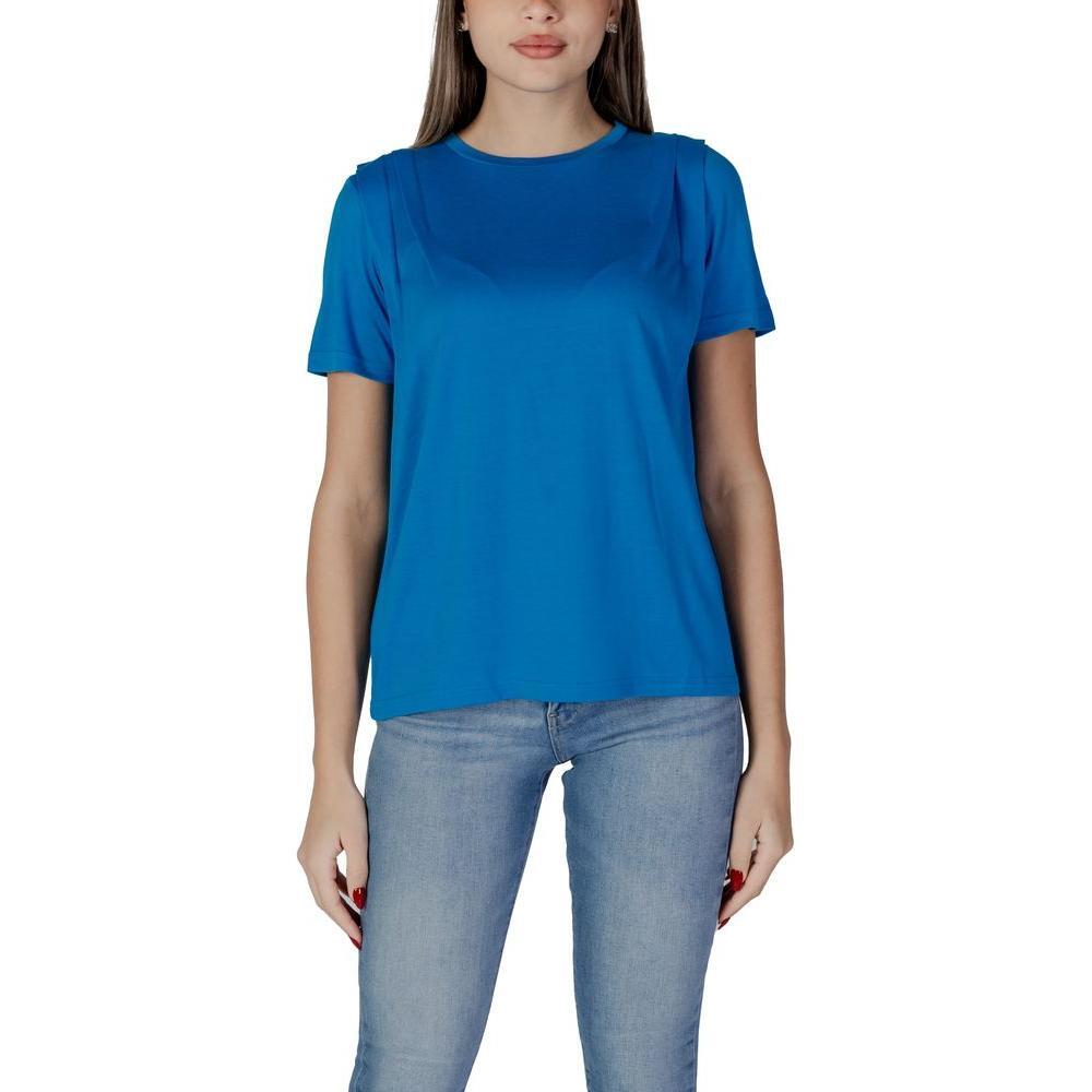 B.Young Blue Modal Tops & T-Shirt