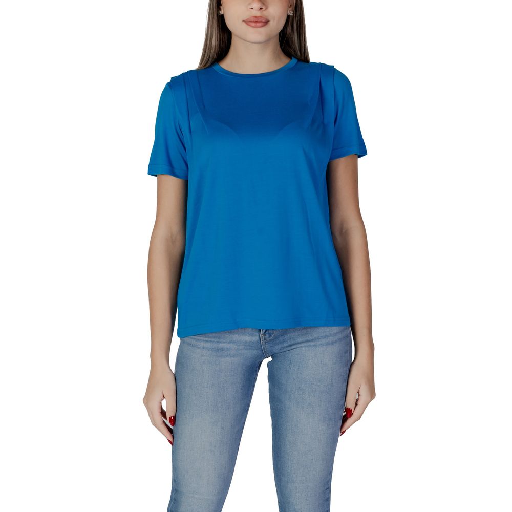B.Young Blue Modal Tops & T-Shirt B.Young Steel Blue