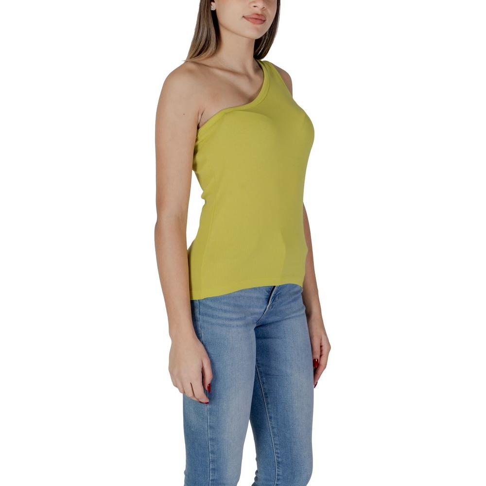 B.Young Yellow Cotton Tops & T-Shirt B.Young Rosy Brown
