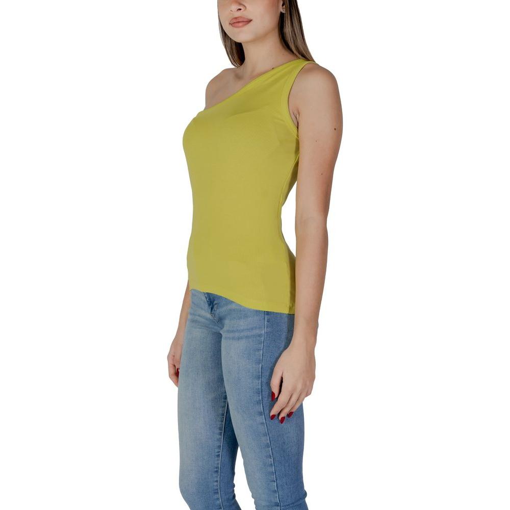 B.Young Yellow Cotton Tops & T-Shirt B.Young Rosy Brown