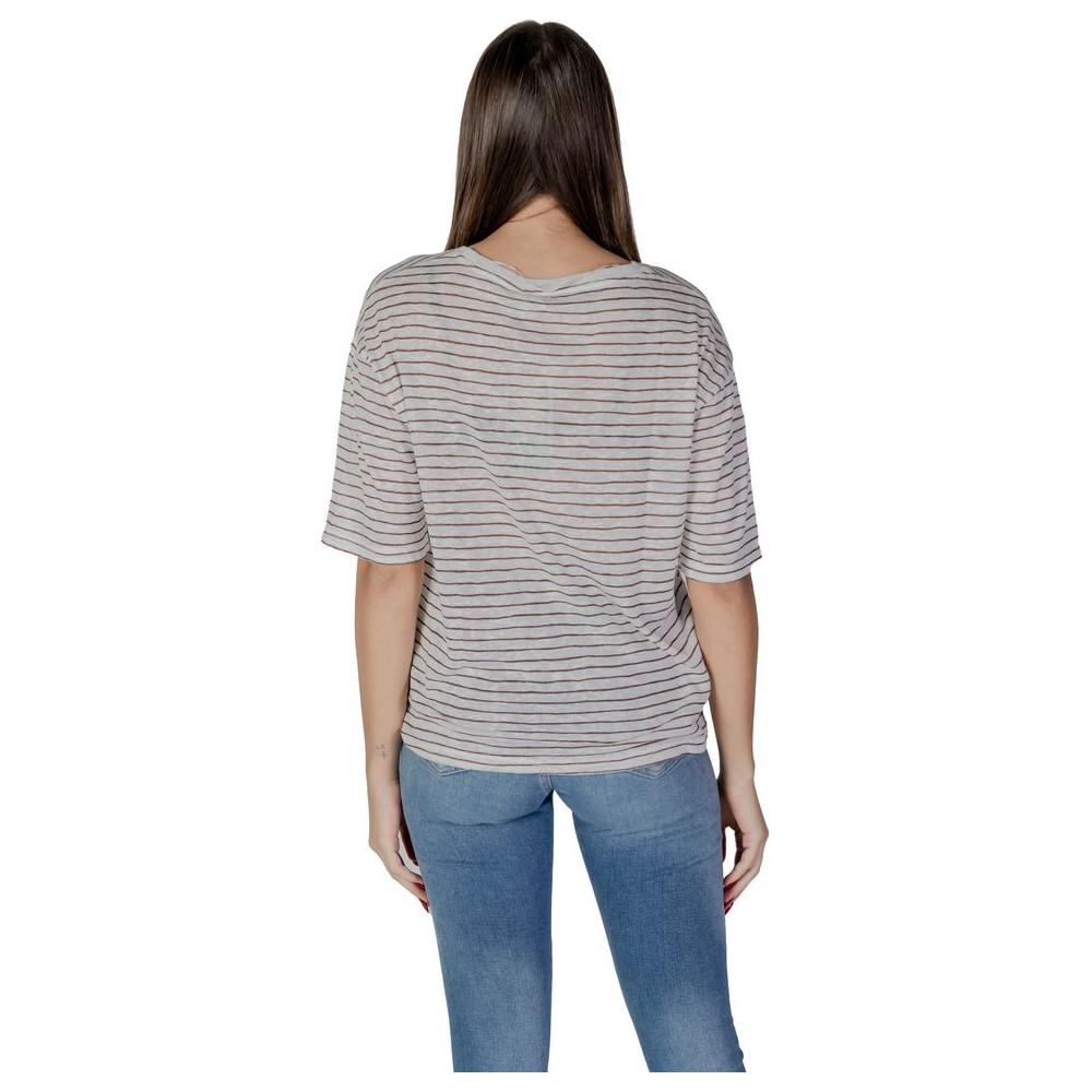 B.Young Brown Polyester Tops & T-Shirt B.Young Dark Gray